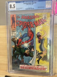 AMAZING SPIDER-MAN #59 CGC 8.5 MARVEL 1968 - FIRST MARY JANE WATSON COVER!!