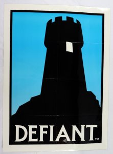 VINTAGE 1990s Defiant Comics 22x30 Poster