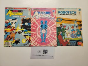 3 Comico Comics #2 23 Justice Machine + #24 Robotech 72 TJ8