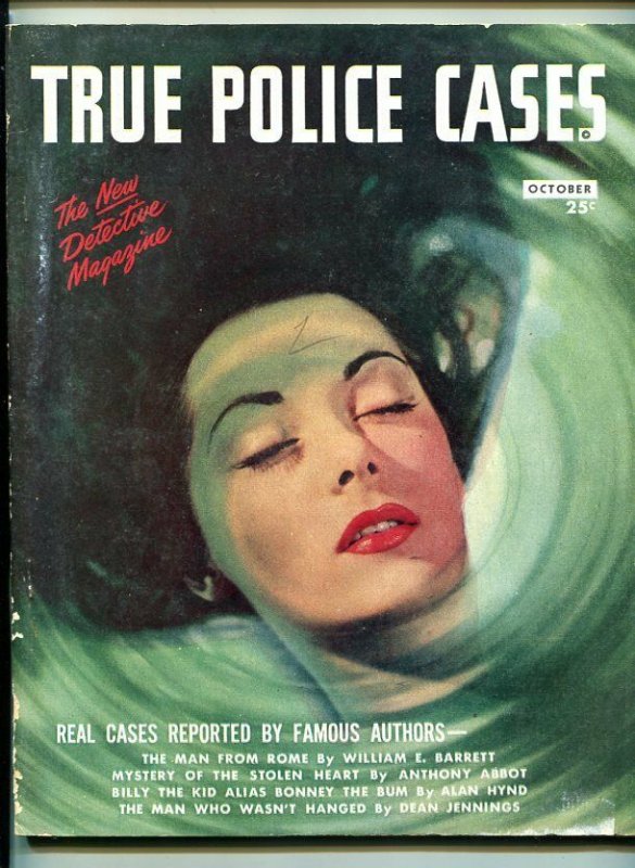 TRUE POLICE CASES -#1-OCT 1946-PULP-CRIME-SOUTHERN STATES PEDIGREE- fr/good