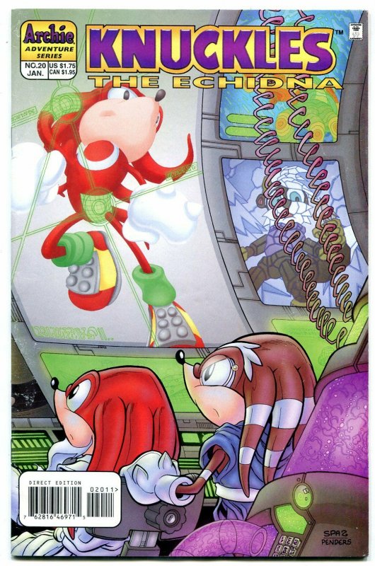 Knuckles #20 1999- Archie Comics- Sega- Echidna Sonic FN