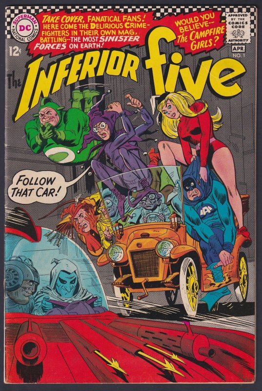 Inferior Five #1 1967 DC 7.5 Very Fine- comic