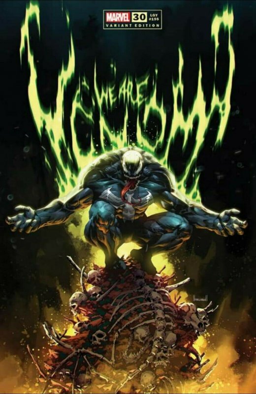 ?? VENOM #30 KAEL NGU  - (Trade/B&W/Green Virgin Variant Set/1000)