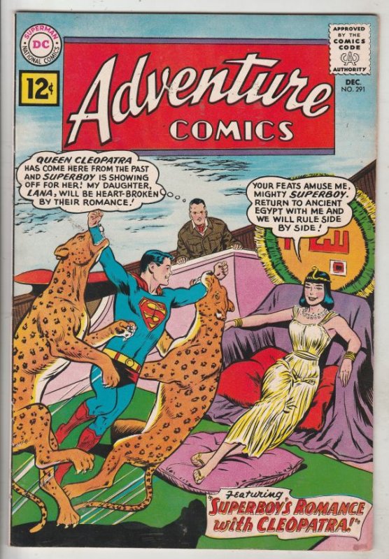 Adventure Comics #291 (Dec-61) NM- High-Grade Superboy