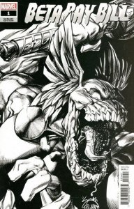 Beta Ray Bill #1 1:100 B&W Ryan Stegman Variant MARVEL NM.