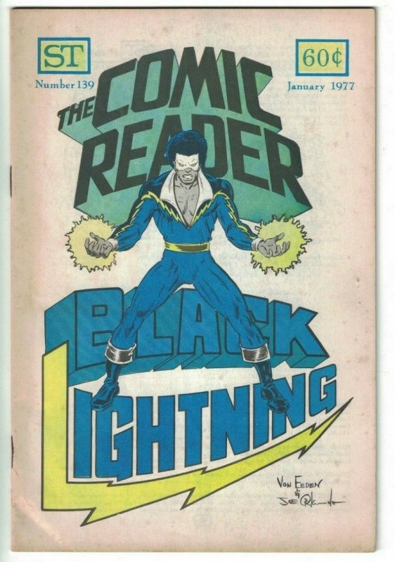 Comic Reader #139 VG pre-dates 1st appearance of Black Lightning