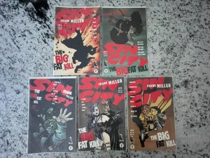 Sin City The Big Fat Kill Dark Horse Comics Series # 1 2 3 4 5 NM Miller 25 LP8