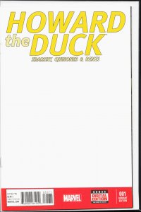 Howard the Duck #1 Blank Cover (2015) Howard the Duck