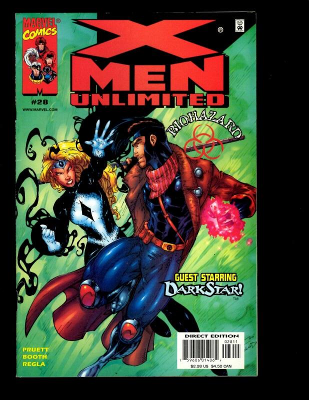 Lot of 10 X-Men Unlimited Marvel Comics # 15 16 17 18 19 20 21 22 28 31 EK6