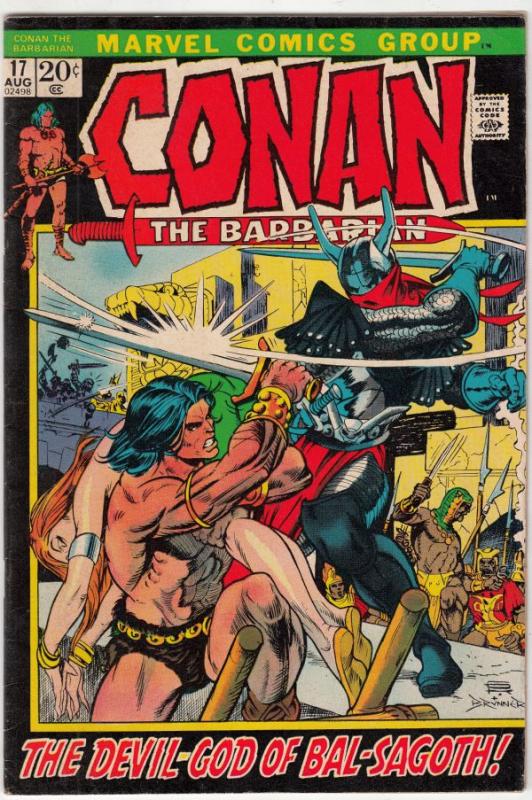 Conan the Barbarian #17 (Aug-72) VF/NM- High-Grade Conan the Barbarian