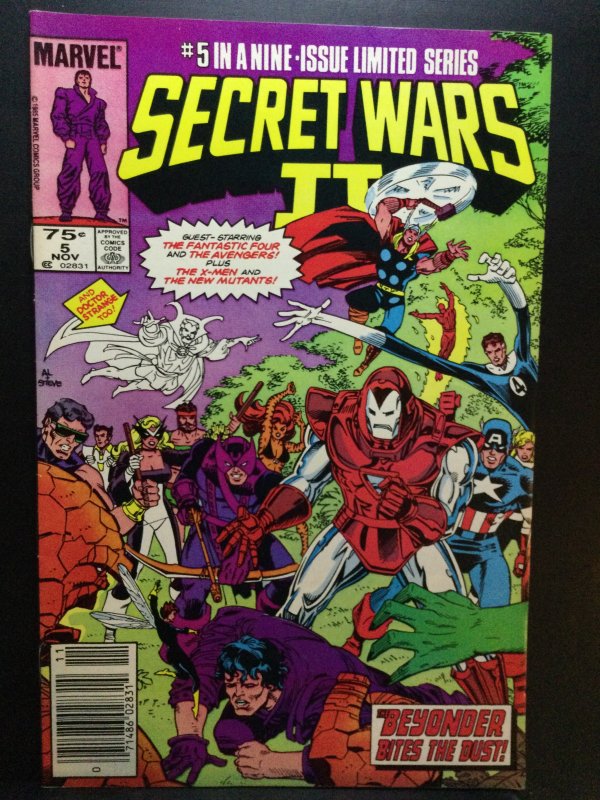 Secret Wars II #5 Newsstand Edition (1985)