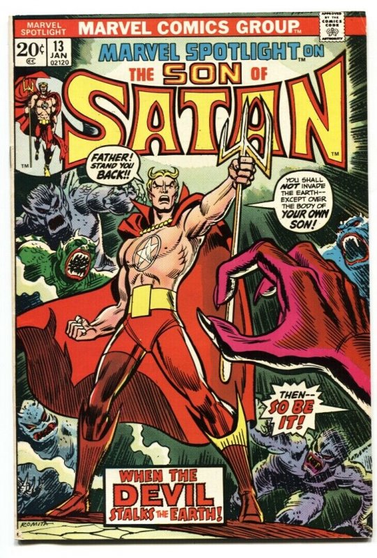 Marvel Spotlight #13 comic book Son of Satan 1973 VF-