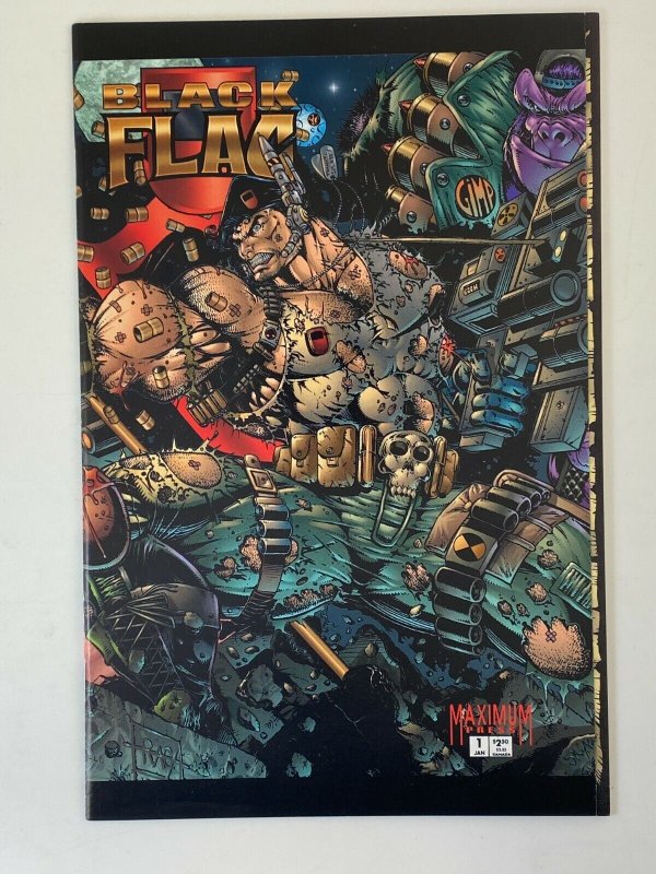 BLACK FLAG #1 MAXIMUM PRESS COMICS WRAP AROUND COVER QUALITY SELLER