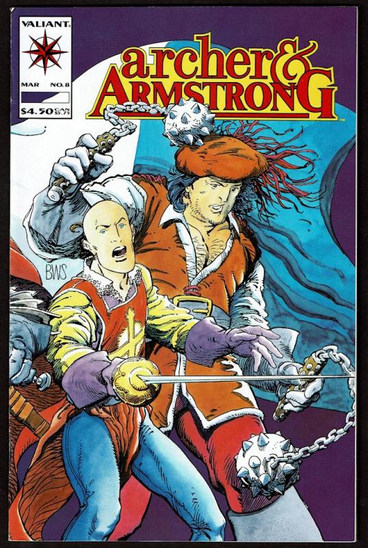 Archer & Armstrong #8 (1st series)  9.0 VF/NM  Flip/Eternal Warrior - 1st App...