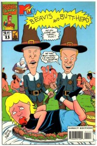 BEAVIS and BUTTHEAD #11, VF/NM, MTV, Cartoon, 1995, Thanksgiving, more in store 