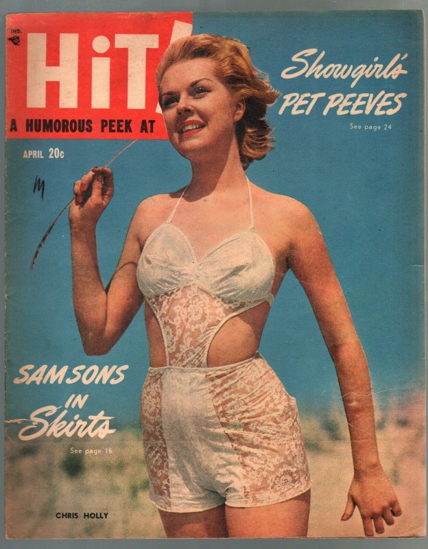 Hit! Annual #1 1944-pin-up girl cover-1st issue-WWII cheesecake pix-Ann Mille...