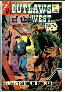 Outlaws Of The West #48 1964-Charlton-Kid Montana-Winchester Rifle-Morisi-VF