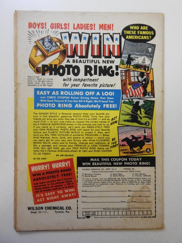 Rip Hunter ... Time Master #3 (1961) VG Condition Centerfold detached top staple