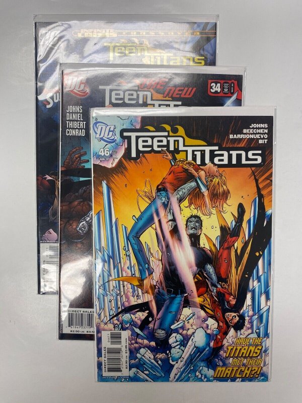 3 Teen Titans DC COMICS #32 34 46 96 KM5