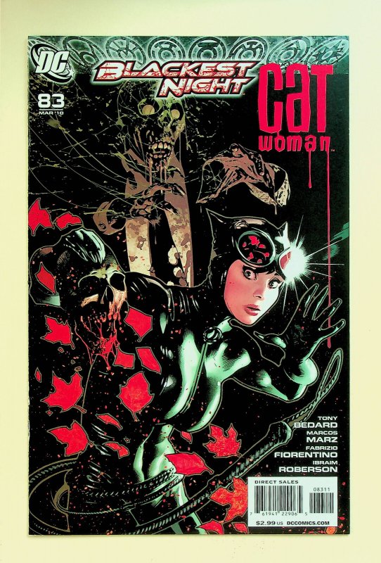 Catwoman - Blackest Night #83 (Mar 2010, DC) - Very Fine+