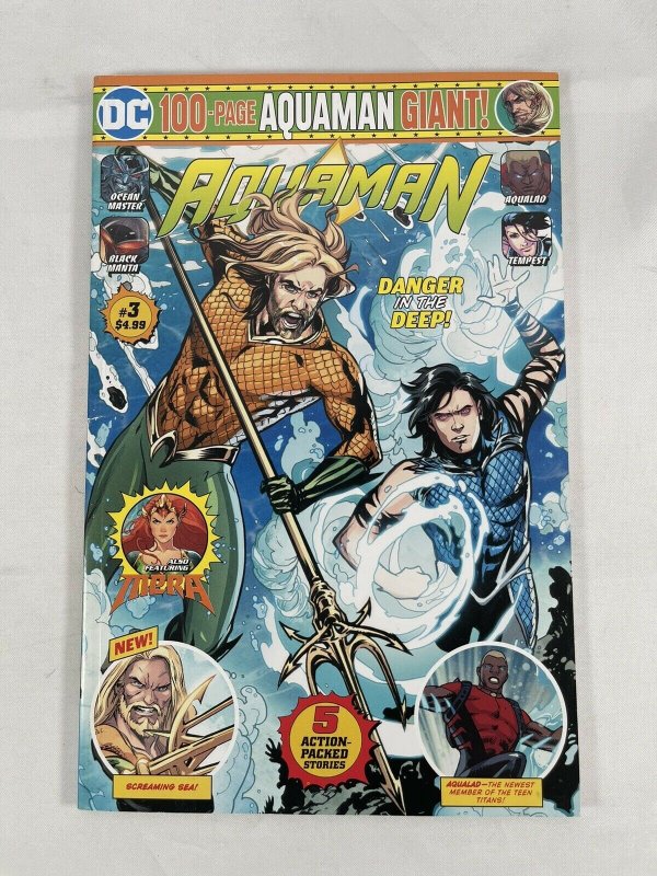 DC 100 Page Comic AQUAMAN GIANT #3 Mera Aqualad Teen Titans (DC, 2020)!