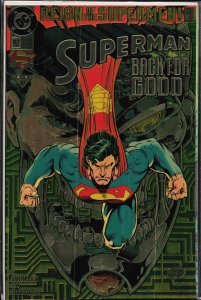 Superman #82 Chromium Cover (1993) Superman