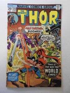 Thor #244 (1976) FN+ Condition! MVS intact!