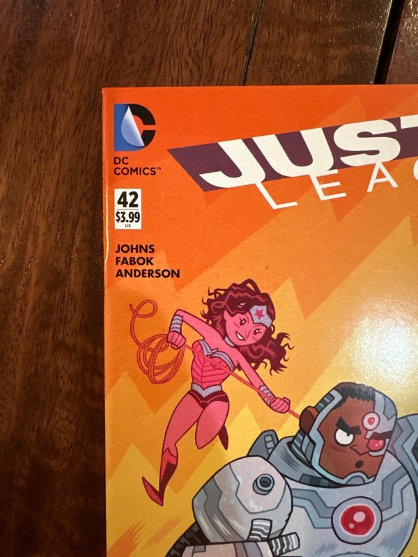 Justice League #42 Teen Titans Go Cover (2015)