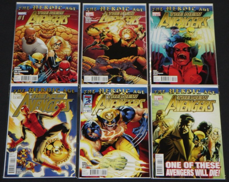 Modern Marvel New Avengers Vol. 2 36pc High Grade Comic Lot Spider-Man Wolverine