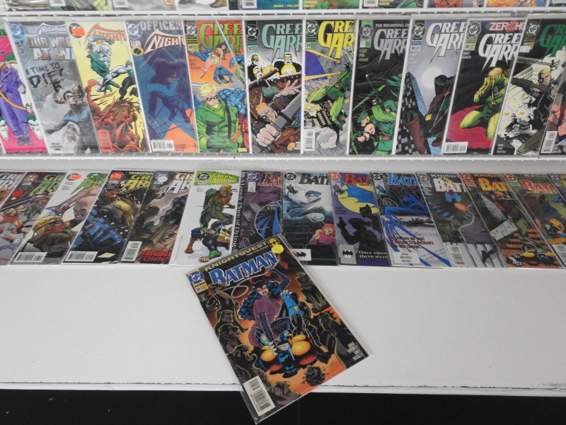 Huge Lot 140+ Comics W/ Batman, Green Arrow, Robin+ Avg VF Condition!