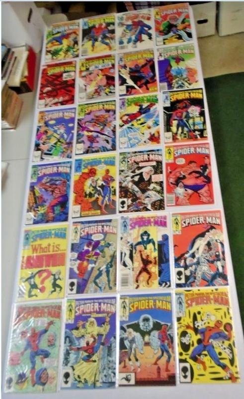 Peter Parker Spider Man Lot #s below - 107 diff books 8.0/VF (1976)