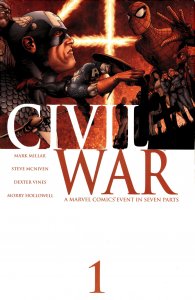 Civil War #1  (2006) Captain America