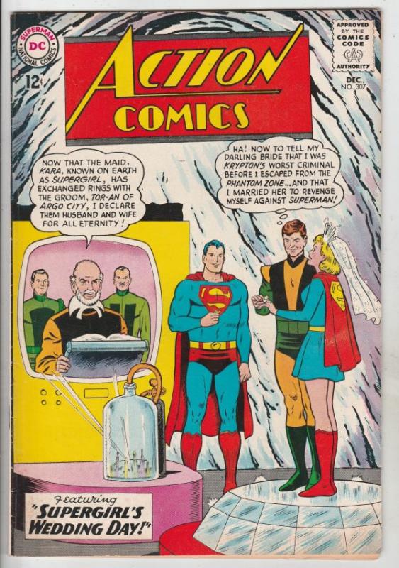 Action Comics #307 (Dec-63) FN/VF+ High-Grade Superman, Supergirl