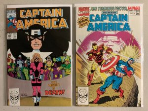 Captain America lot #331-380 + Annual Direct Marvel (avg 7.0) 42 diff (1987-'90)