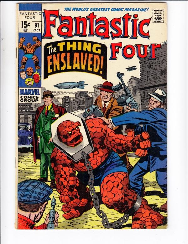 Fantastic Four #91 (Oct-69) VF High-Grade Fantastic Four, Mr. Fantastic (Reed...