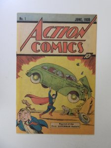 Action Comics #1 1976 reprint VG/FN condition 1/2 spine split