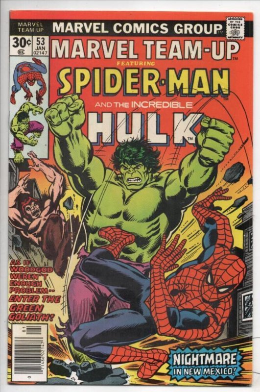 MARVEL TEAM-UP #53, VF/NM, Spider-Man, Hulk, NightMare 1972 1977  more in store