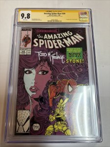 Amazing Spider-Man (1988) # 309 (CGC 9.8 WP) Signed Full Todd Mcfarlane • C=21