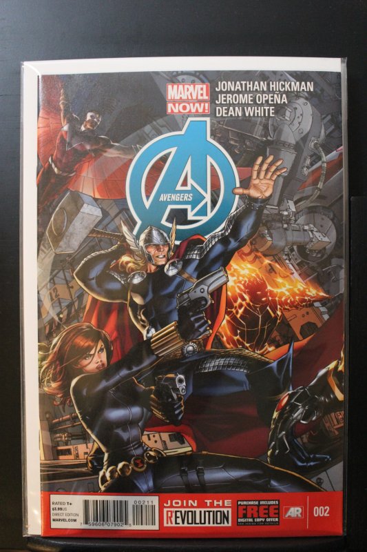 Avengers #2 2nd Printing Variant (2013)