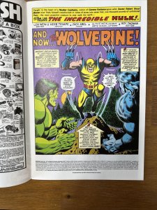 Incredible Hulk Facsimile Edition #181C NM ~ 1st Appearance Of Wolverine.