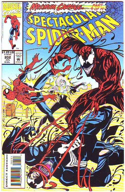 Spider-Man, Peter Parker Spectacular #202 (Jul-93) NM+ Super-High-Grade Spide...