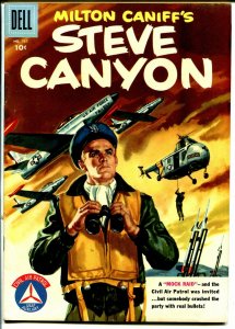 Milton Caniff''s Steve Canyon-Four Color Comics #737 1956-Dell-TV series-VG