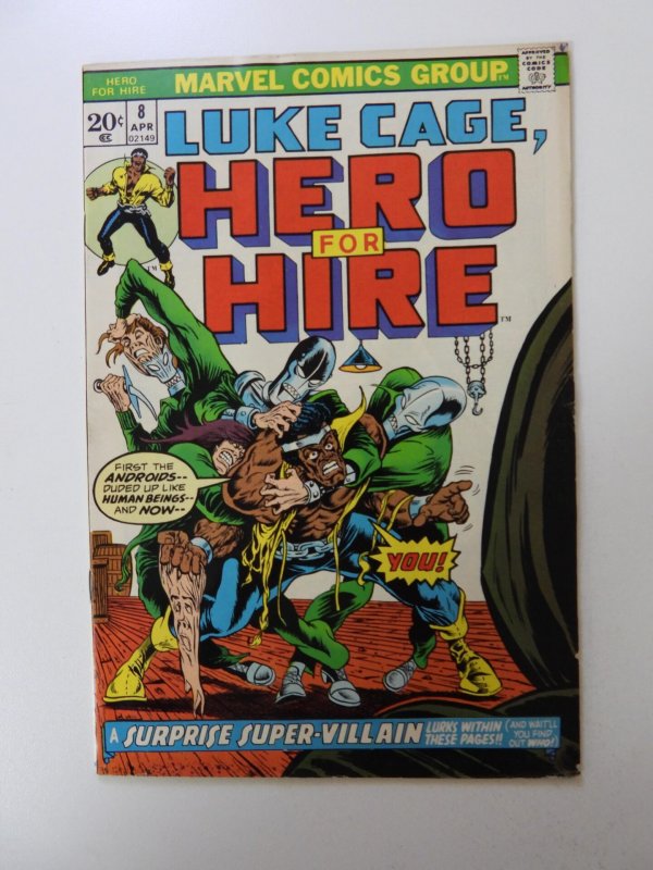 Hero for Hire #8  (1973) FN condition overspray