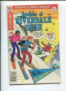 ARCHIE AT RIVERDALE HIGH #70 (9.2) FOOT NOTES 1980
