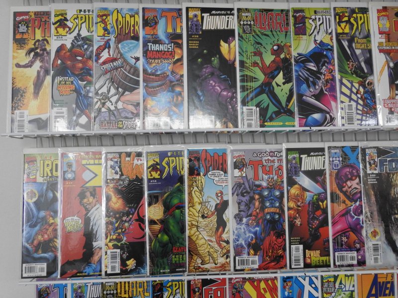 Huge Lot 130+ Comics Silver Surfer,  Spider-Man,  X-men+ Avg VF+ Condition