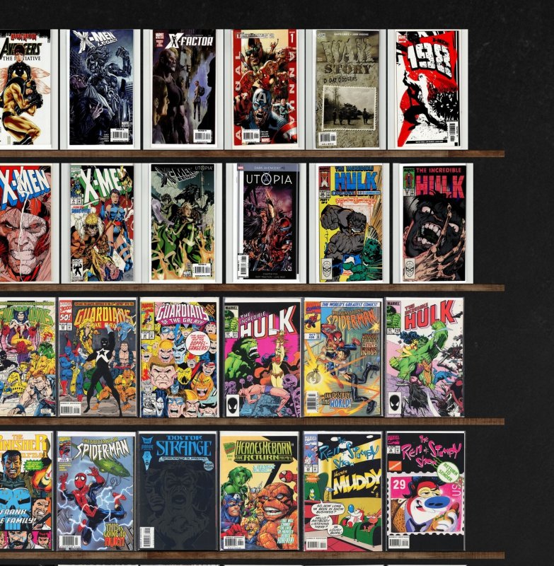 Huge Lot 150+ Comics with The Incredible Hulk, Thunderbolts & More!