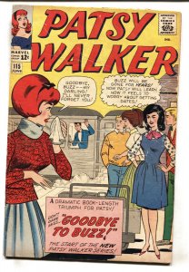 PATSY WALKER #115 1964- paper dolls- fashions- Marvel silver age vg