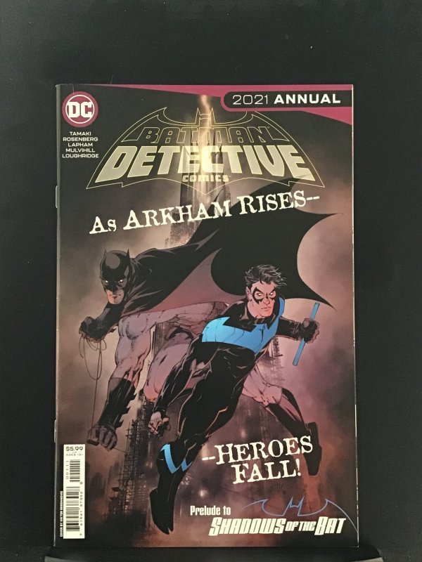 Detective Comics 2021 Annual Viktor Bogdanovic Cover (2022) Batman