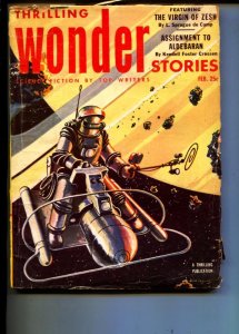 Thrilling Wonder Stories-Pulp-2/1953-Julian May-L. Sprague de Camp