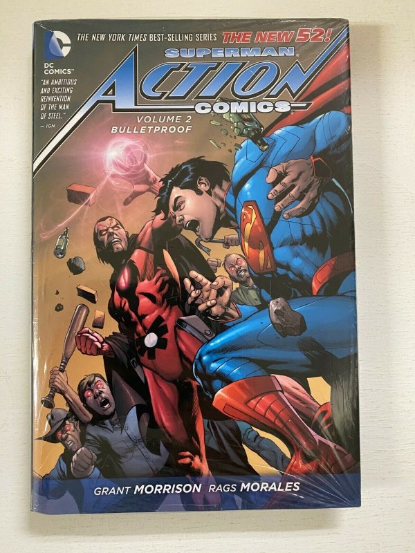Superman Action Comics #2 DC tear in corner of cello Hardcover (2013) The New 52 